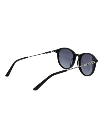 Skechers Frauen Sonnenbrille Rund Schwarz