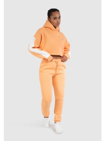 SMILODOX Crop Hoodie Amaya in Aprikose