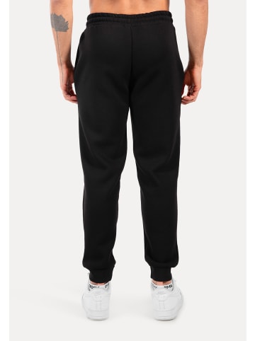SMILODOX 2-teiliges Set mit Hoodie + Jogginghose Outfit Levian in Schwarz