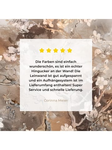 MuchoWow Leinwand bilder Mandelblüte (BxH)