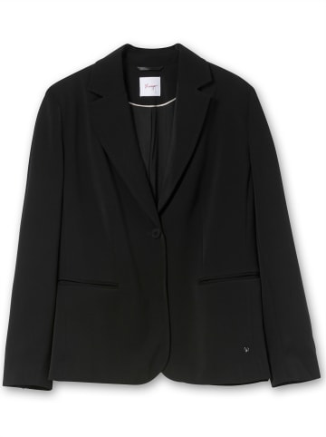 sheego Blazer in schwarz