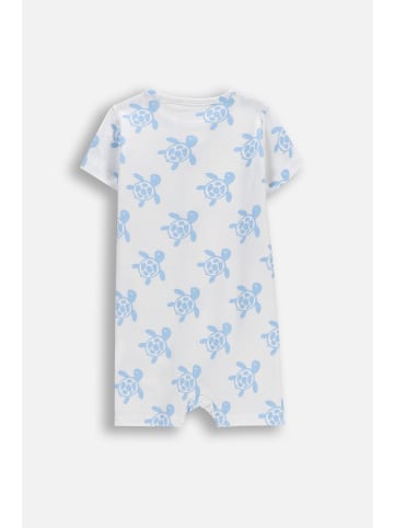 Coccodrillo Baumwollstrampler für babys in weiß