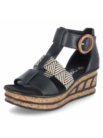 rieker Sandalette in schwarz
