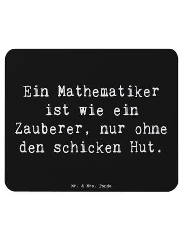 Mr. & Mrs. Panda Mousepad Spruch Mathematiker Magie mit Spruch in Schwarz