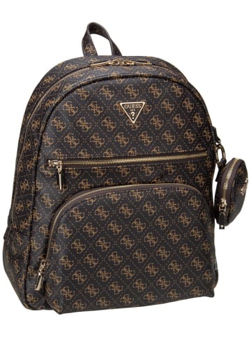 Guess Rucksack Power Play II Large Tech in Brown Logo