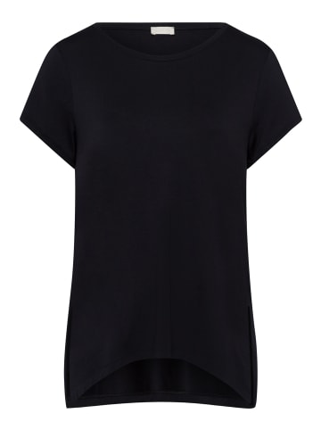 Hanro T-Shirt Yoga in black beauty