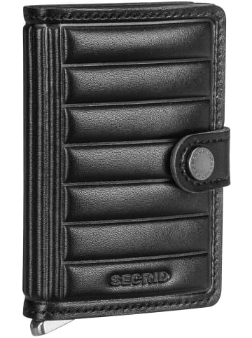 Secrid Geldbörse Premium Miniwallet Emboss Lines in Black