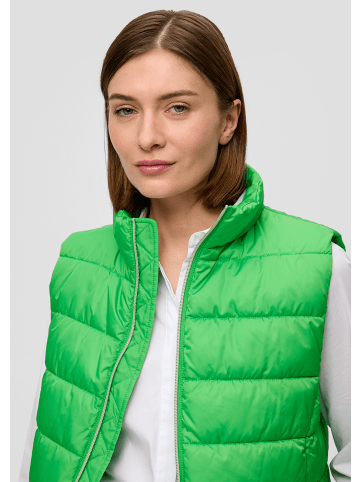 s.Oliver BLACK LABEL Outdoor-Weste ärmellos in Grün
