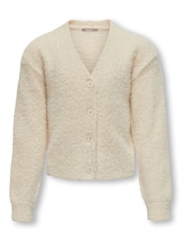 KIDS ONLY Strickjacke KOGPIUMO L/S BUTTON UP CARDIGAN in whitecap gray