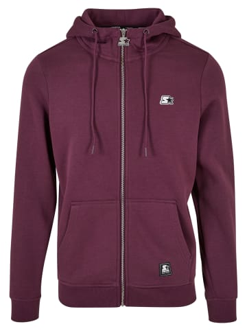 STARTER Zip-Kapuzenpullover in darkviolet