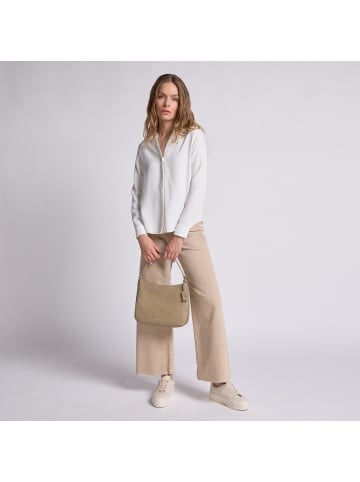 Lazarotti Bologna Leather Hobo Schultertasche Leder 27 cm in sand