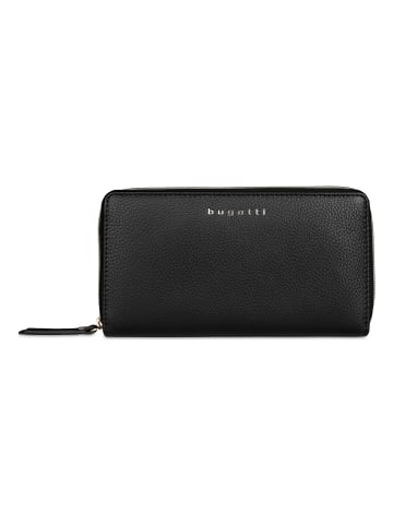 Bugatti Emilia Geldbörse RFID Schutz Leder 19 cm schwarz