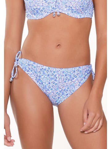 Linga Dore mit Schnur Slip in Blue paisley print