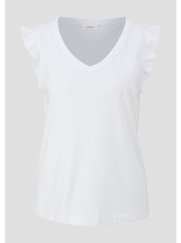 s.Oliver T-Shirt in 0100_weiß