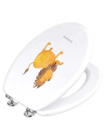 Mr. & Mrs. Panda Klodeckel Sternzeichen Löwe ohne Spruch in Weiß