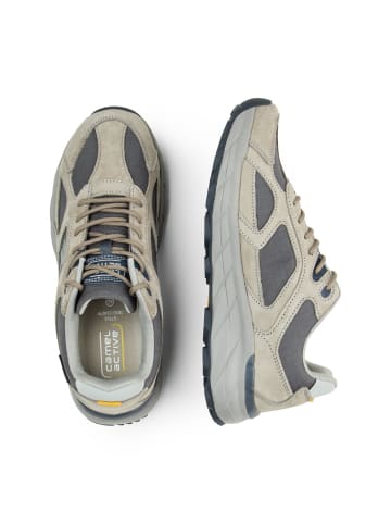 Camel Active Sneaker aus Nubukleder in Stein-Blau