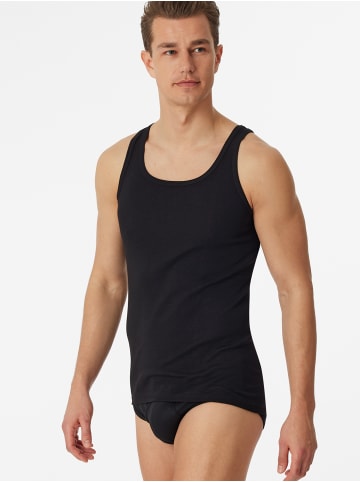 Schiesser Unterhemd Classics in Schwarz