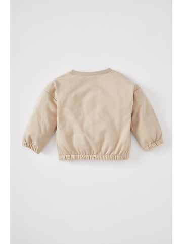 DeFacto Sweatshirt REGULAR FIT in Beige