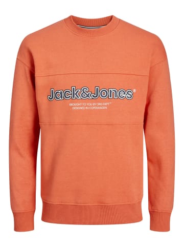 JACK & JONES Junior Sweatshirt 'Lakewood' in orange
