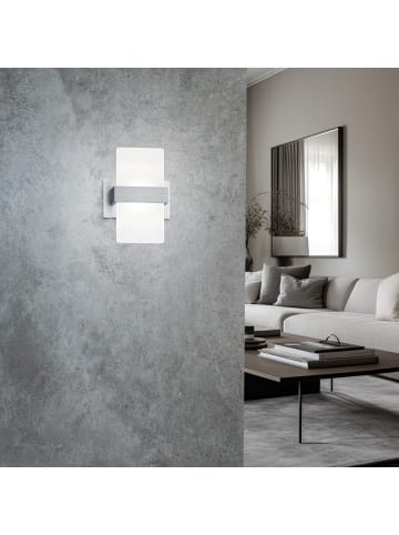 Trio Leuchten Wandleuchte PLATON in Aluminium gebürstet