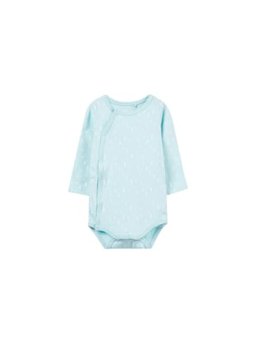 name it Jungen langarm Baby Wickelbody in Blau