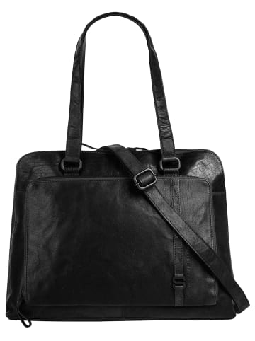 SPIKES & SPARROW Shopper in schwarz