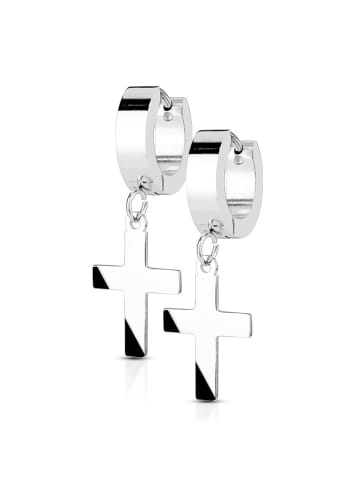 Bungsa Ohrstecker in Silber