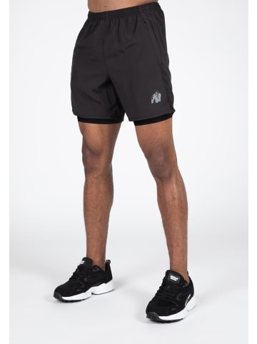 Gorilla Wear 2-in-1-Shorts - Modesto - Schwarz