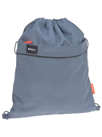 Bold School String Bag blue in blau