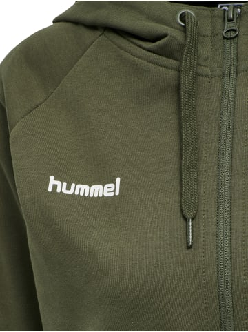 Hummel Baumwoll-Hoodie Hmlgo Cotton Zip Hoodie Woman in GRAPE LEAF