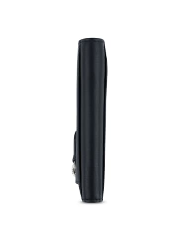 Bugatti Secure Slim Geldbörse RFID Schutz Leder 8 cm schwarz