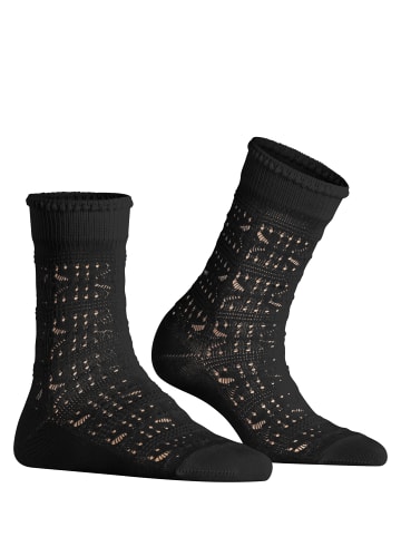 Falke Socken Granny Square Damen in Black