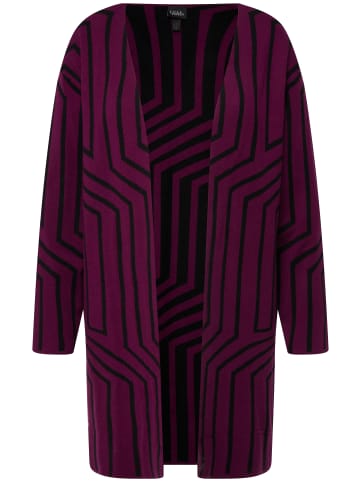 Ulla Popken Strickjacke in pflaume