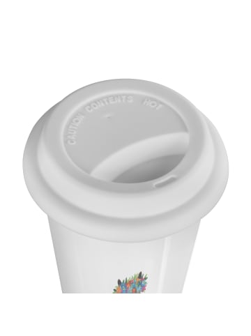 Mr. & Mrs. Panda Thermobecher Stinktier  mit Spruch in Weiß