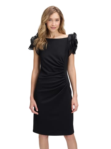 Vera Mont Cocktailkleid mit Raffung in Schwarz