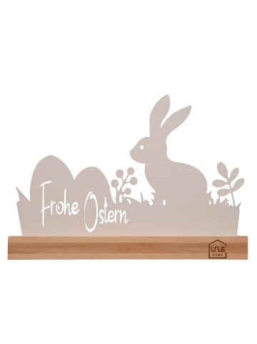 UNUS Aufsteller Frohe Ostern in Weiß
