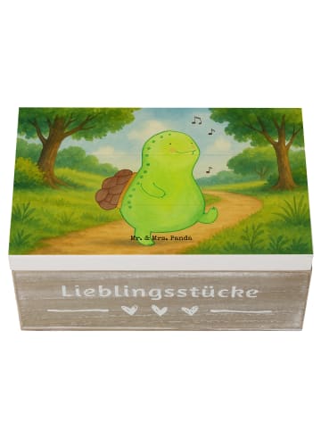 Mr. & Mrs. Panda Dekokiste Schildkröte Pfeifen Design ohne Spruch in Weiß