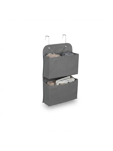 relaxdays Hängeorganizer in Grau - (B)31 x (H)50 x (T)10 cm