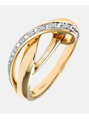 Diamant L'éternel Ring aus 375 Gelbgold mit Diamant