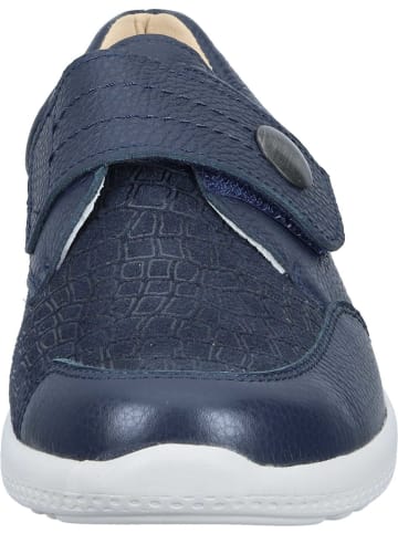 Comfortabel Klettverschluss-Schuhe, Slipper in blau