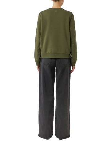 comma Sweatshirt in oliv