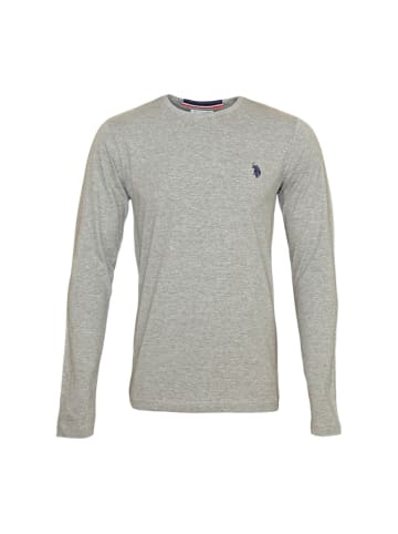 U.S. Polo Assn. Polo LongSleeve Shirt in Hellgrau