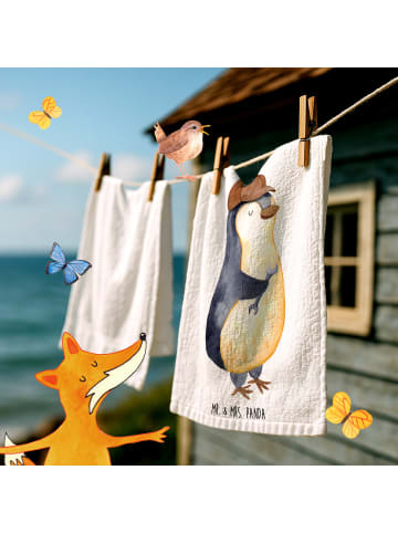 Mr. & Mrs. Panda Handtuch Wenn Papa es nicht reparieren kann, si... in Weiß