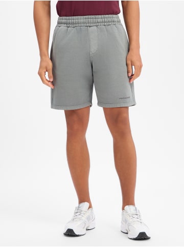 PEGADOR Shorts Logo Heavy in hellgrau