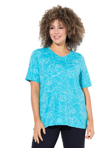 Ulla Popken Shirt in tiefes aqua