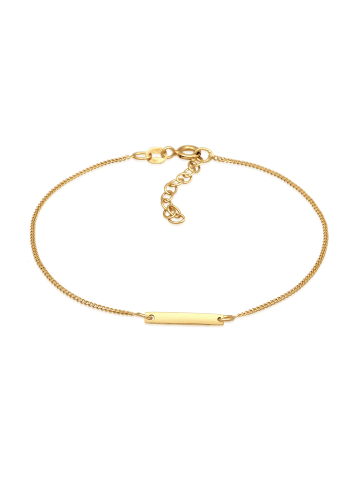Elli Armband 925 Sterling Silber Plättchen in Gold
