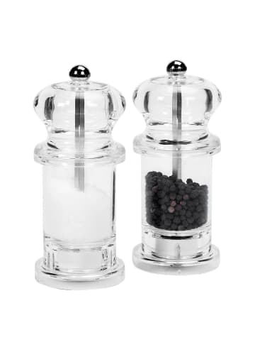 Butlers Salz- & Pfeffermühlen-Set SPICE SHUTTLE in Durchsichtig
