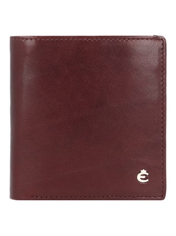 Esquire Toscana Geldbörse RFID Schutz Leder 9 cm coffee