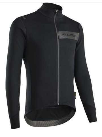 GIST Fahrrad - Wintertrikot SUPREMO +5° in schwarz