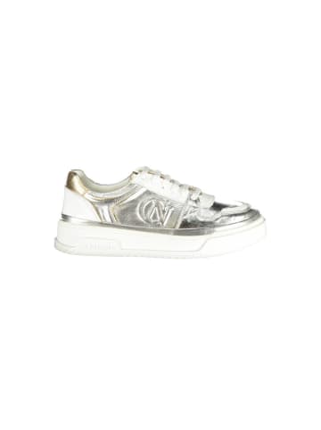 CAFèNOIR Grau Silber Leder Damen Sneaker